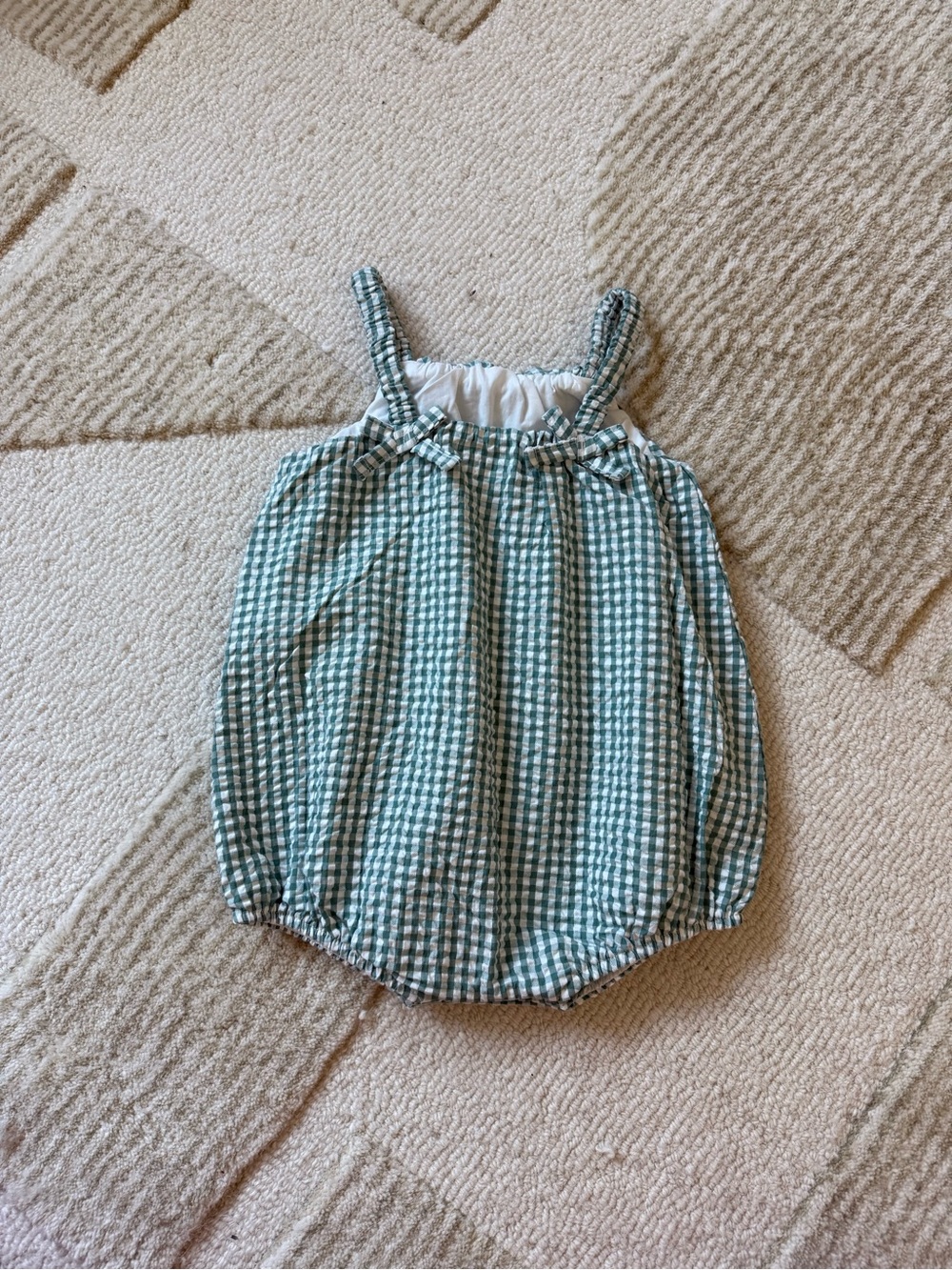 Kendi seersucker romper